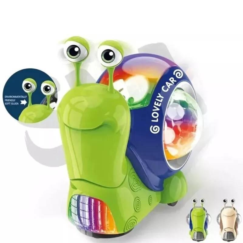 Fascinating Multi-directional Snail Toy With Lights Sound And Projection For Kids