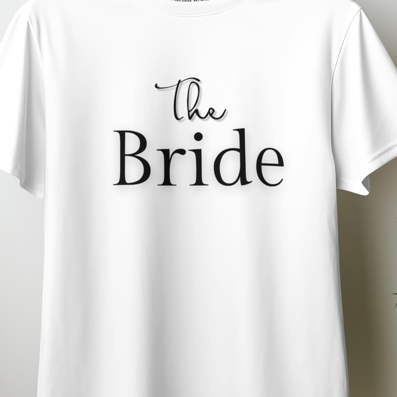 The Bride Shirt, Bride To Be Tee, Bachelorette Party Shirt, Bridal Shower Outfit, Wedding Weekend Shirt, Future Mrs Tee, Bride Squad Shirt 4XL