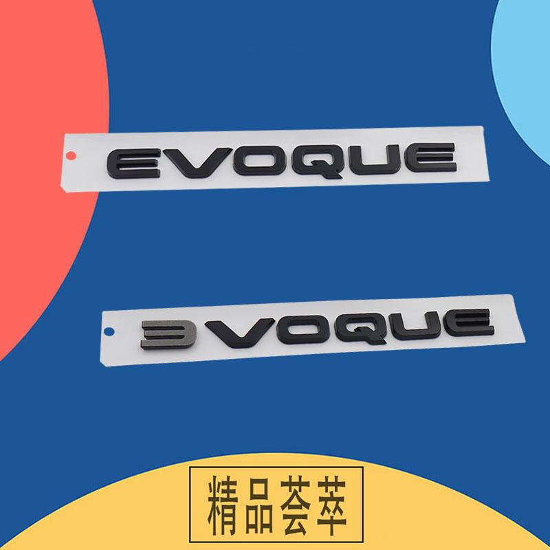 3D Premium EVOQUE Letters for P250 P300 Styling Accessories Car Engine Hood Fender Trunk Tail Rear Decal Emblem Badge Sticker