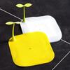 Small Bean Sprout Handle Anti Odor Pad For Household Bean Sprout Floor Drain Sewage Odor Proof Cover Yellow