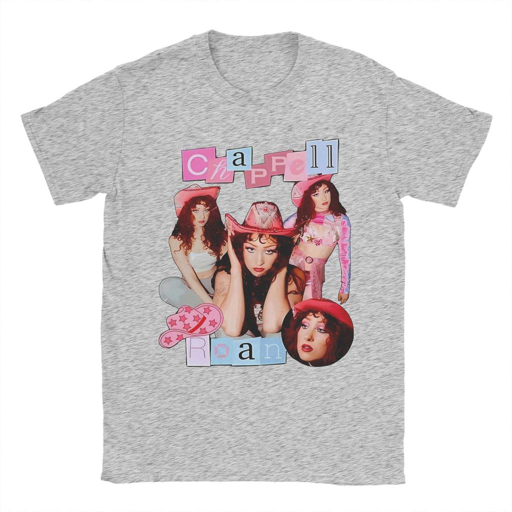 Men Chappell Roan T Shirts 100% Cotton Tops Vintage Short Sleeve Crewneck Tees Plus Size T-Shirts