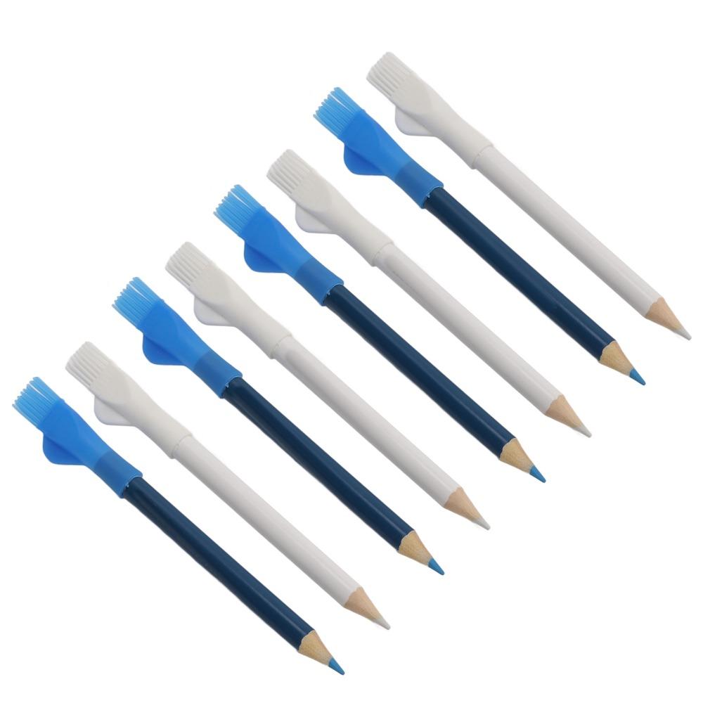 8pcs Wide Application Fabric Pencil Clear Lines Sewing Chalk Premium Tailors Chalk For Quilting