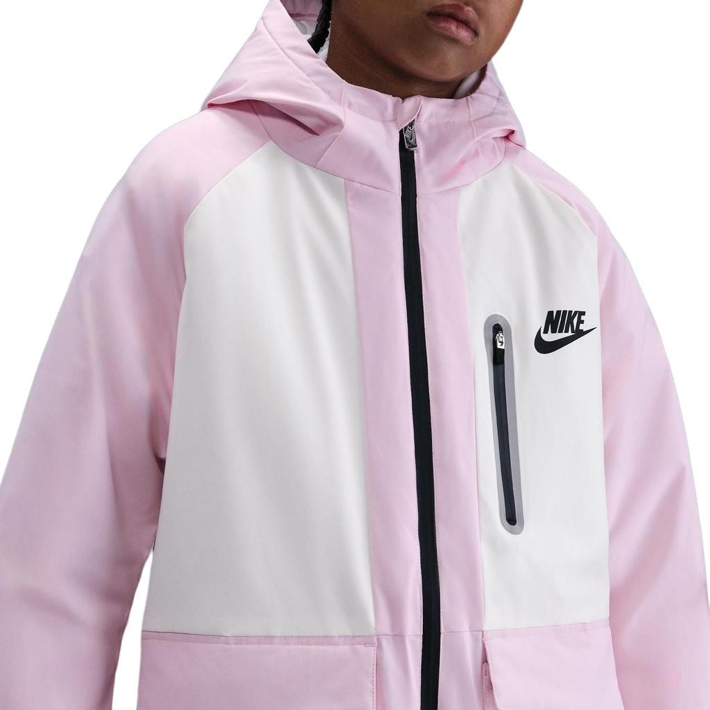 Nike Cotton Jacket Tech Waterproof Workwear Warm Hooded Kids Jackets IR0011-663
