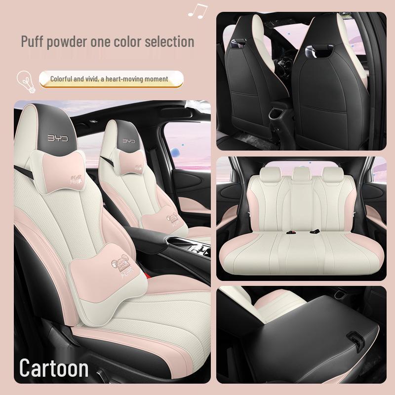 CLY Leather Seat Cushion for BYD Dolphin - Stylish, All-Season Sports Design