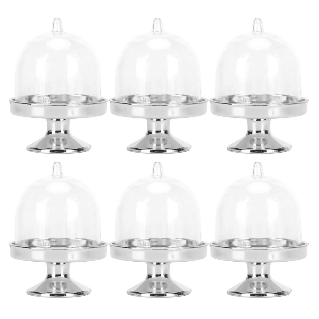 12 Set     Box Cake Stand Cupcake   Display Plate with Lid Party Supplies