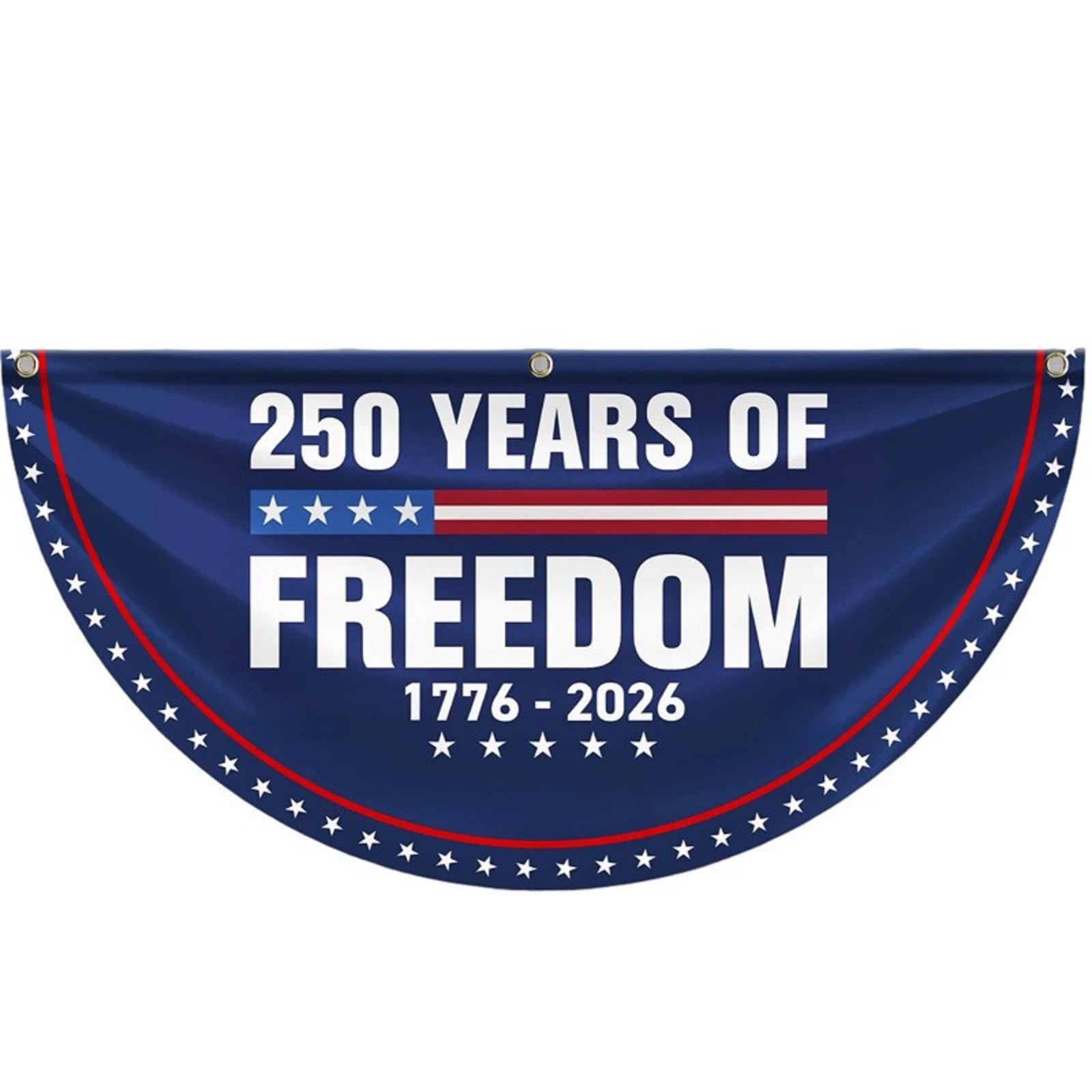 250th Anniversary Flag Of The United States синий