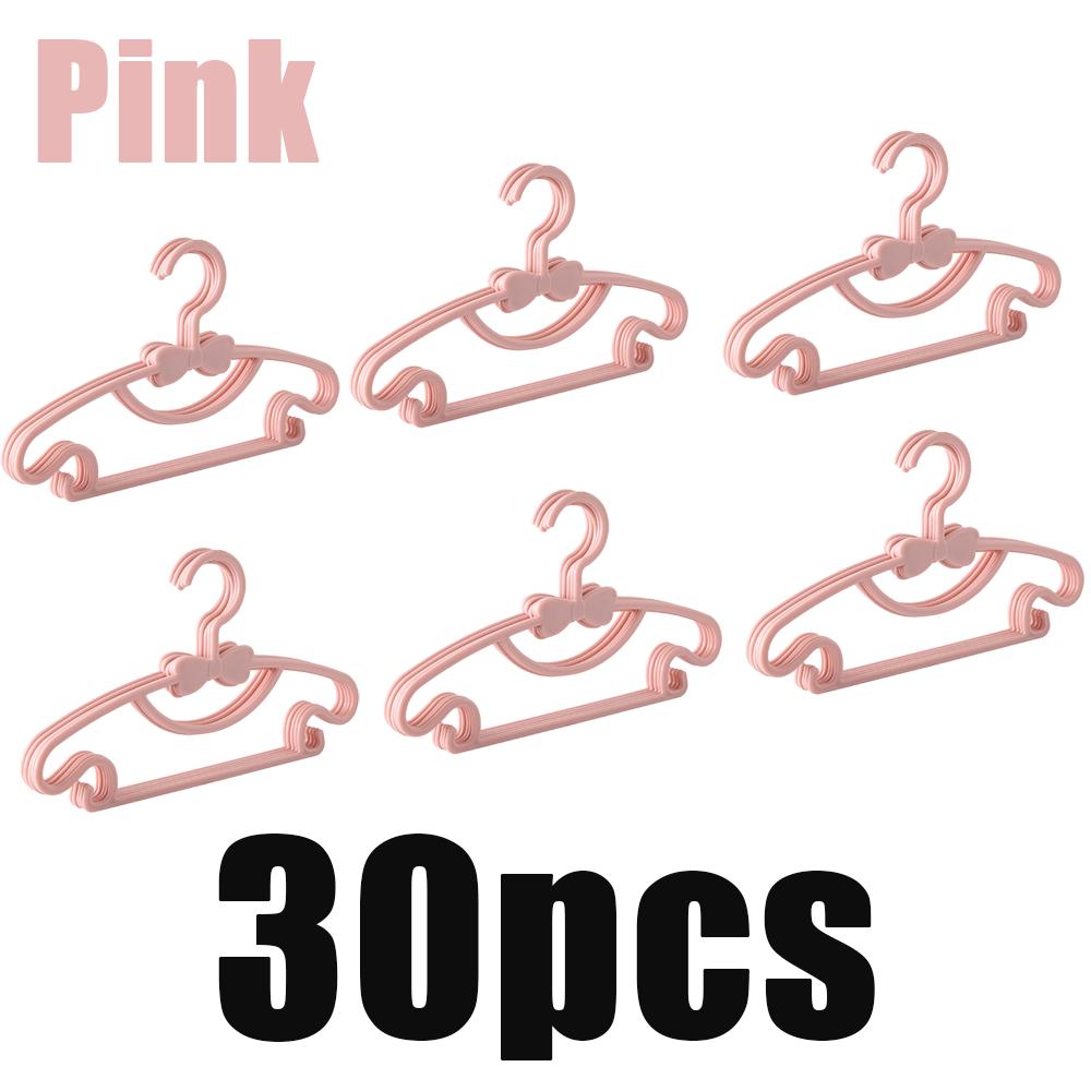 5/10/20/30/50pcs Of Children's Hangers Plastic Portable Towel Scarfs Hangers Kids Clothing Closet Storage Hanger Racks Accessory
