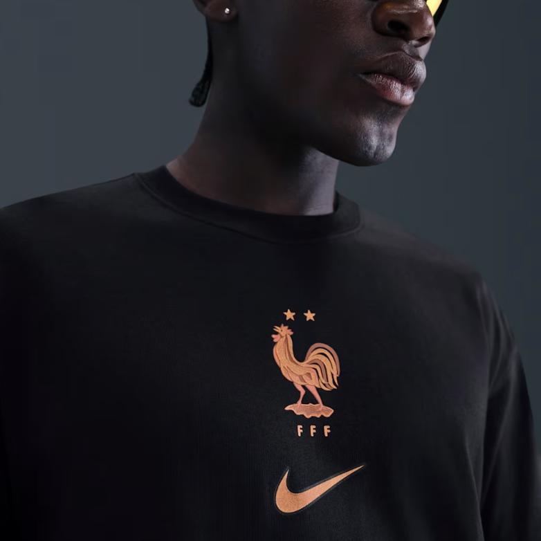 Nike FFF FW25 Comfortable Soft Loose Drop Shoulder Round Neck Short Sleeve T-Shirt Men Tops IO4577-010