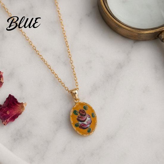Comfortable Everyday Necklace Vintage Floral Pendant Necklace Women Boho Charm