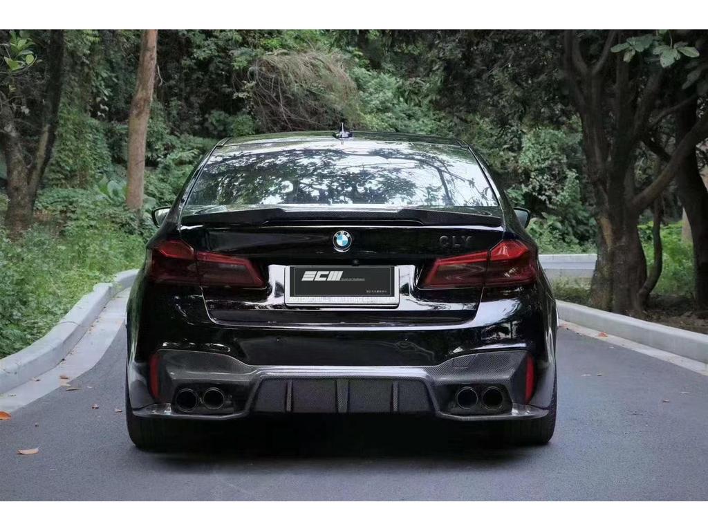 BMW 5 Series G30/G38 & M5 F90 Carbon Fiber Rear Lip Diffuser for Tuning