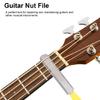 Double Edge Nut Slotting File Set Fret Crowning File for Bass Guitar Set of 3Pcs