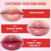 8 Color Jar Lip Nectar Hydrating Mirror Lip Glaze Milk Jar Lip Oil Doodle Lips Whitening Translucent Moisturizing