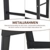 Metal Firewood Log Holder Tall Firewood Rack Indoor Outdoor Fireplace Wood Storage Shelf with Side Rails, Rust-Resistant, Black, 40W x 25D x 100H cm