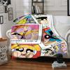 1 Stück Powerpuff Girls Flanelldecke, Weich Hautfreundlich mit Digitaldruck, Verschiedene Größen erhältlich für Familie, Freunde, Geburtstag