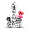 100 copper Flower Balloon Chocolate Gift Bicycle Charm Bead Charms Bead Charms Pendants Compatible With 3mm Bracelets Do It Yourself Fine Jewellery M