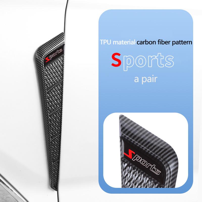 Universal Car leaf panel decorative sticker, car side blade decorative strip, scratch resistant and anti-collision body sticker