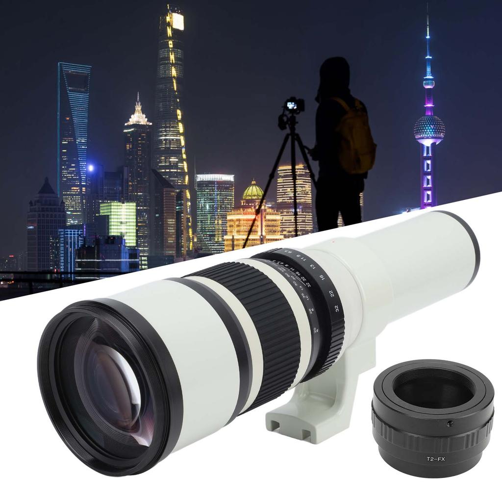 500mm F6.3 Manual   Telephoto Lens with T2 FX Adapter   Accuracy Scale 500mm F6.3 Telephoto Lens for Natural Scenery