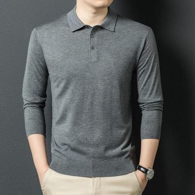 Men's Autumn/Winter Polo Knit Sweater