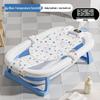 Foldable Baby Bathtub - Large, Sit or Lie for Kids, Newborn Bath Essentials for Home Use