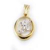 Les Trésors De Lily [G7640] - 2-tone 'Letter H' Gold Plated Pendant