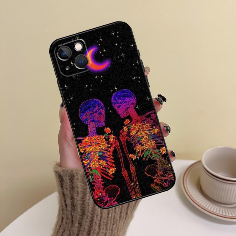 Spiritual Trippy Psychodelic Phone Case For iPhone 16 Pro Max 14 13 12 11 15 Pro Max mini XR 15 16 Plus 16e Cover Funda