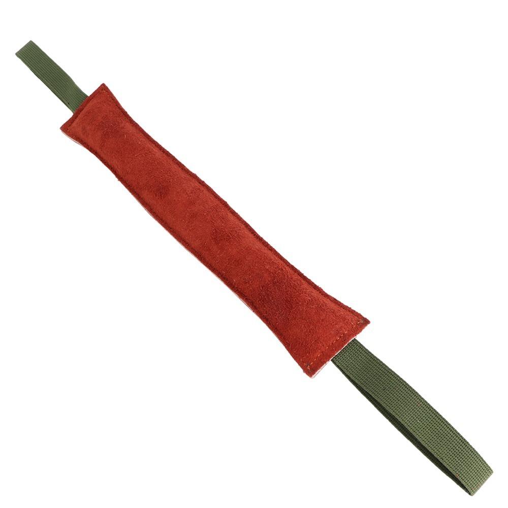 Cowhide Material Dog Bite Stick Sturdy Texture Dog Fetch Toy Canine Training Gear Interactive Play