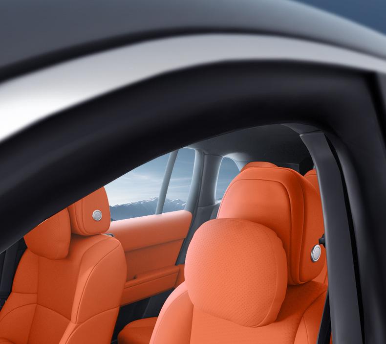Comprehensive Car Interior Set: Headrest Neck Pillow & Lumbar Support for Hongqi S9T