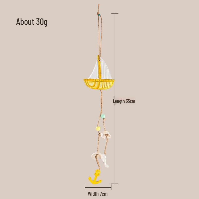 Starfish Ocean Theme Hemp Rope Ornament for Kindergarten or Living Room