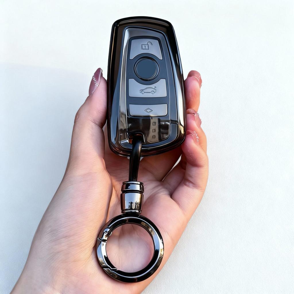 Soft TPU Car Key Case For BMW X1 X3 X4 X5 X6  1 3 5 7 Series F10 F20 F30 F34 F11 F15 F16 F25 F31 M3 E34 Transparent Key Holder
