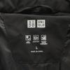 UNIQLO seamless down coat L black Men's Used