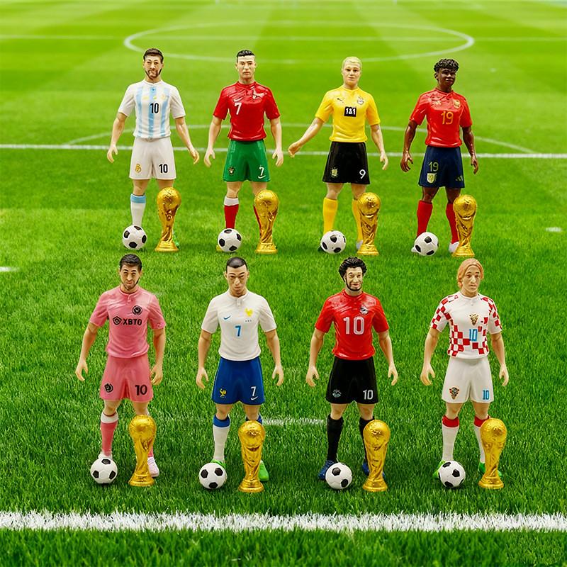 Soccer Fan Collectible Figures With Pvc Material For Desk Decor And Gift For Football Enthusiasts
