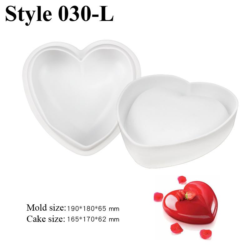 Food Grade Silicone Cake Molds Single Cell Mousse Moulds Dessert Decorating Pan Non Stick Pastry Baking Tools Kitchen Bakeware