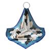 New flower and flower gift silk scarf, high-end sense, professional flight attendant simulation silk small scarf, Suhang tied bag silk scarf