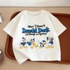  Donald Duck Tshirt Summer Kids Clothing Printed Cartoon Short Sleeve Tops Popular Design Baby Boys T Shirts Crewneck