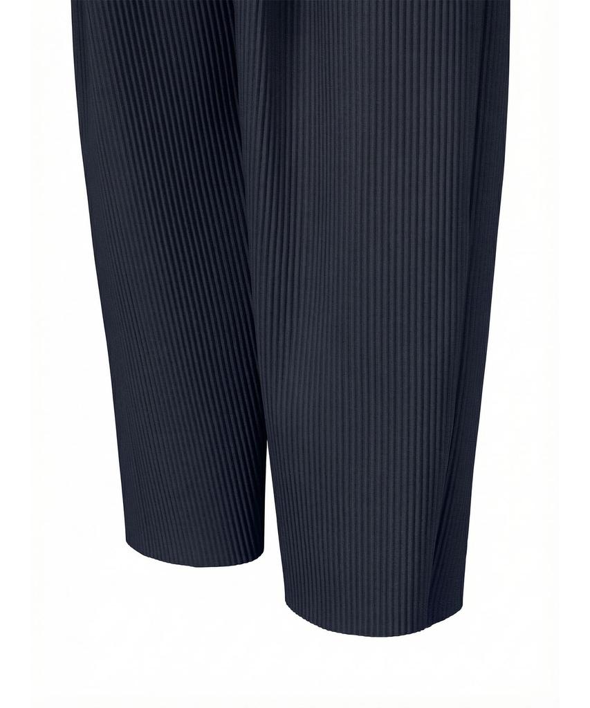 Akebteu Pt11X Pleated Wide Pintuck Pants [Navy]