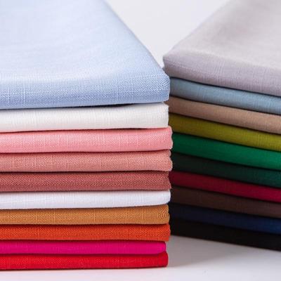 Bamboo Cotton-Linen Fabric for Summer DIY Clothing - Lightweight Solid Ramie for Hanfu Ruqun