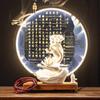 Zen Buddha Hand Ceramic Backflow Incense Burner with Light Ring and Heart Sutra Ornament for Indoor Decor
