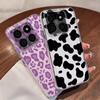 Leopard Print Phone Case For Xiaomi Redmi Note 15 Pro 4G Funda Redmi Note 14 13 Pro 5G Clear TPU Silicone Soft Cover
