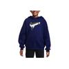 Nike Sb Eo Flc Hoodie Gfx Sportlich Lässiger Pullover Langarm Kinder Hoodies Blau HF8801-492