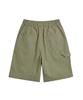 Noming Chino Single-Pleat Strap Wide Bermuda Shorts - Khaki