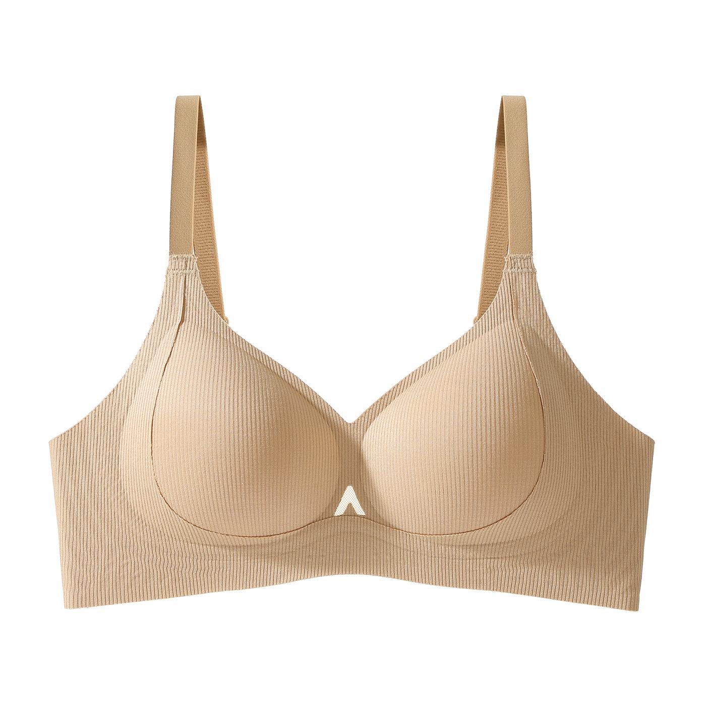 

Red wedding bride bra set gift box, natal year seamless bacteriostatic underwear, small breasts gather beautiful back M【34/75abc recommendation 45-52.5kg】