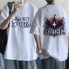 Men Women Mange T-shirt Anime Solo Leveling Printed T Shirt HIP HOP Size Tshirt Gothic Graphic Tees Tops Streetwear Clothes