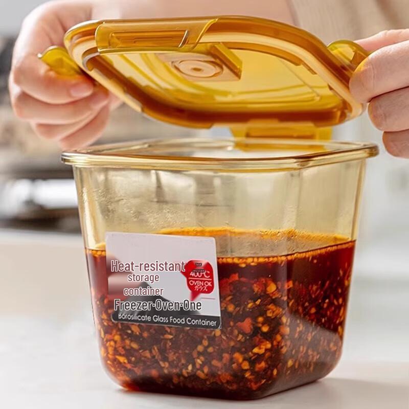 Chiliöl-Gefäß aus hohem Borosilikatglas