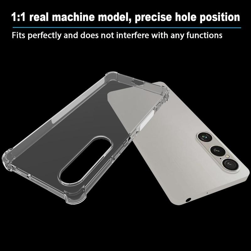 Case For Sony Xperia 10 1 VII VI V IV III II Transparent Protective Cover Four Corners Shockproof Bumper Coque Fundas