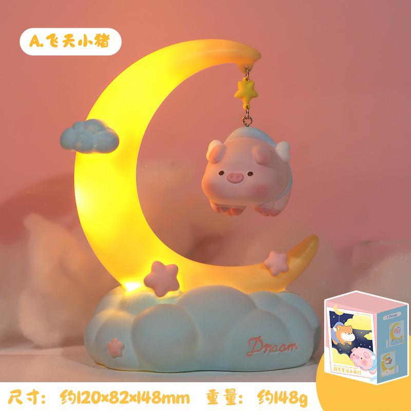 Creative Gift Sweetheart Puppy Night Light Cute Cartoon Bedroom Desktop Light Decoration Kid Birthday Gift