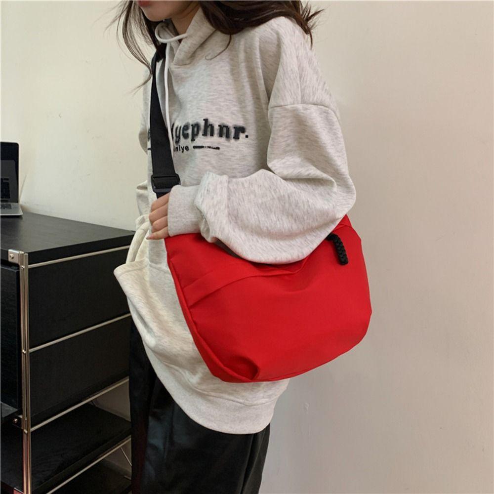 Handbag Single Shoulder Bags Canvas Large Capacity Sports Bag Leisure Oxford Dumpling Bags  Unisex
