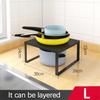 Kitchen Rack Table Top Storage Shelf Wide