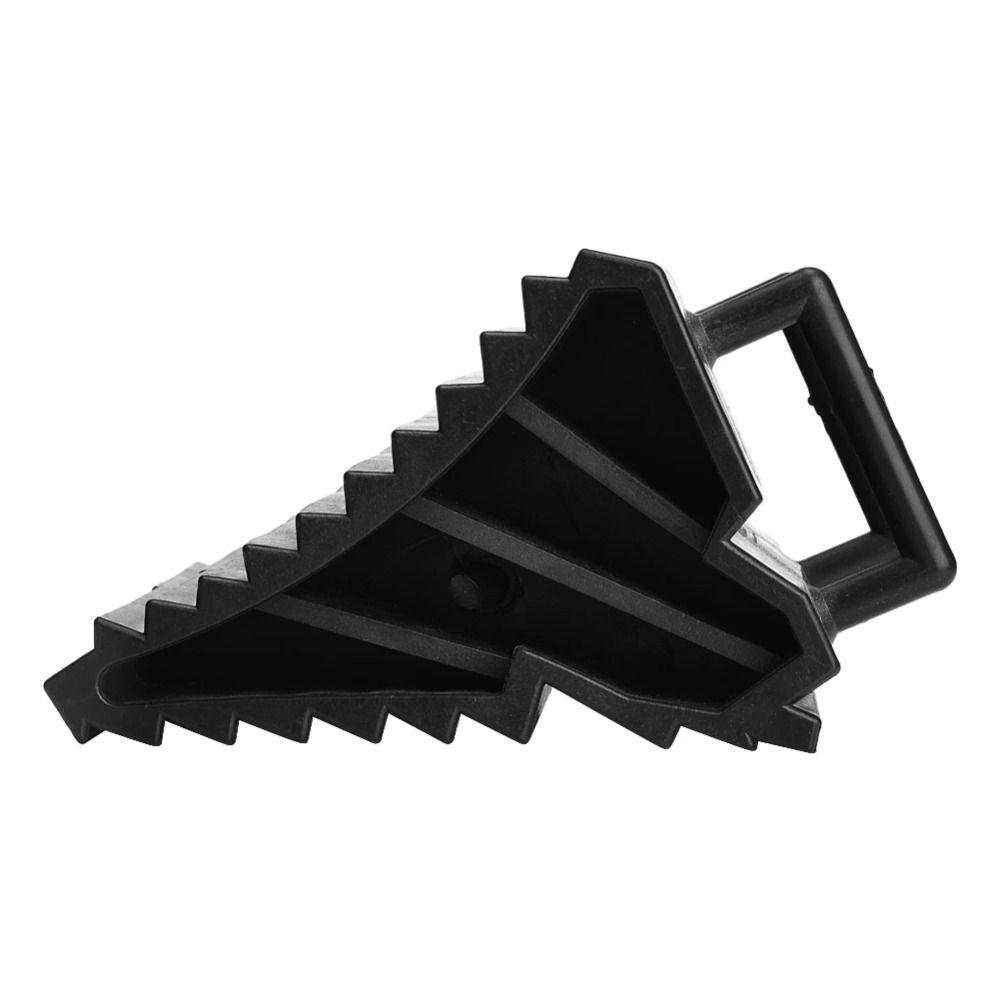 Portable Tire Chock Plastic Base Wheel Stopper Slip Stopper Block Wheel Blocks Truck