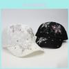 Butterfly Embroidered Baseball Cap With Breathable Mesh For Outdoor Sun Protection