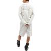 COACH Sweatshirts Men's White Crew Neck Moderate Regular CAZ83-Y05